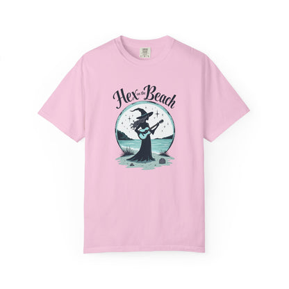Hex on the Beach - Funny Witch Guitar Tee