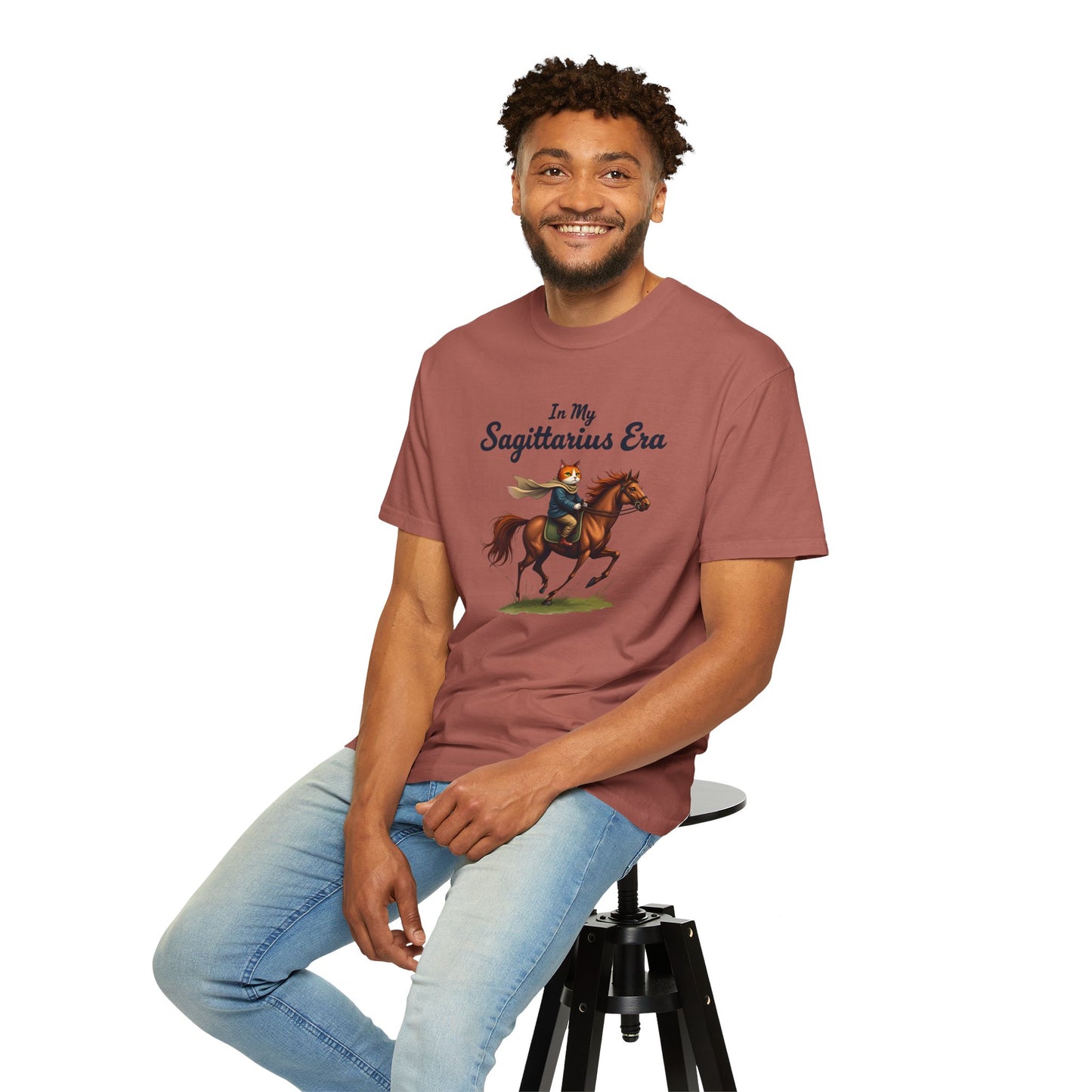 In My Sagittarius Era – Funny Free-Spirited Rider Tee