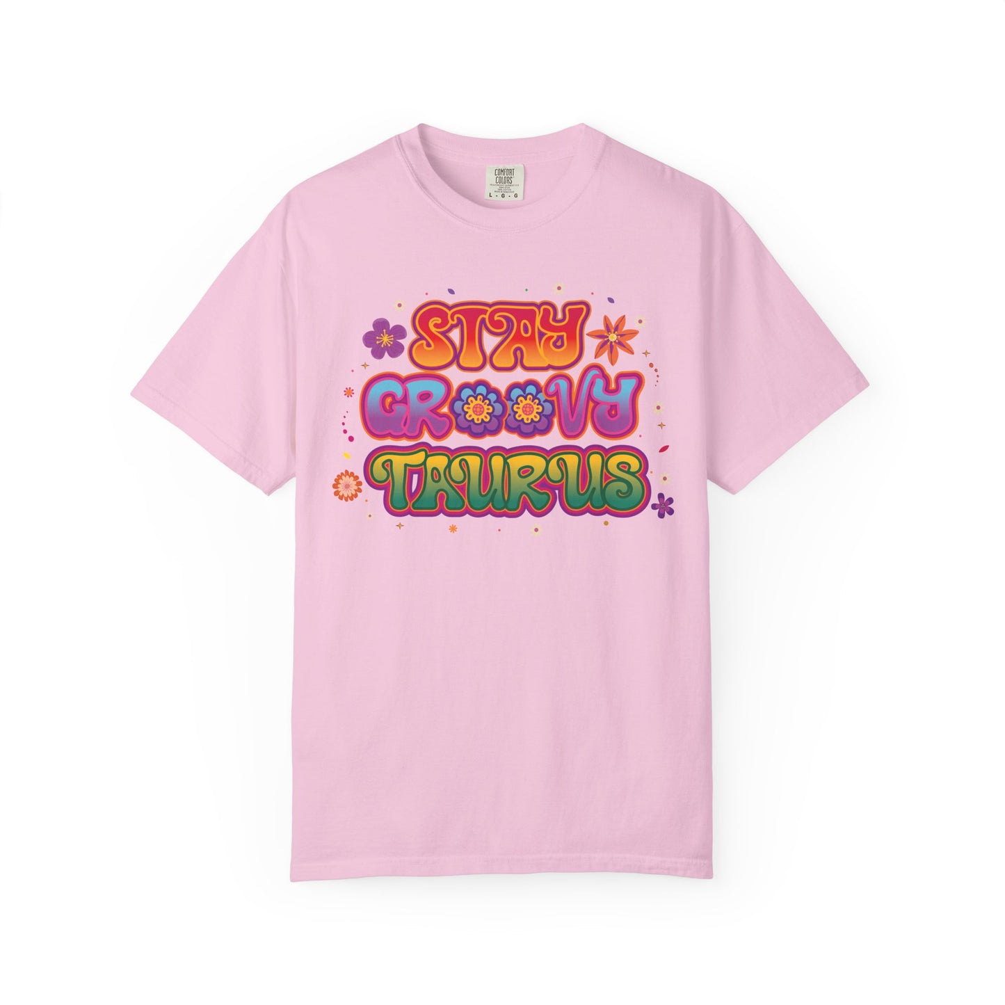 Stay Groovy Taurus  -  Vintage Retro Groovy Astrology Tee