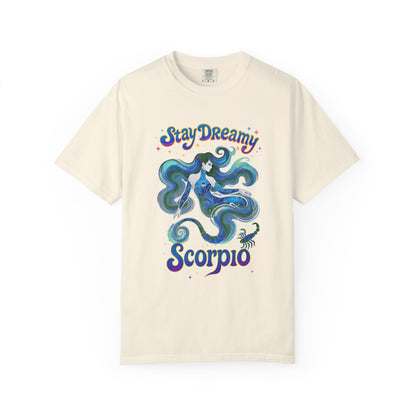 Stay Dreamy Scorpio – Mystical Mermaid Tee for the Celestial Siren