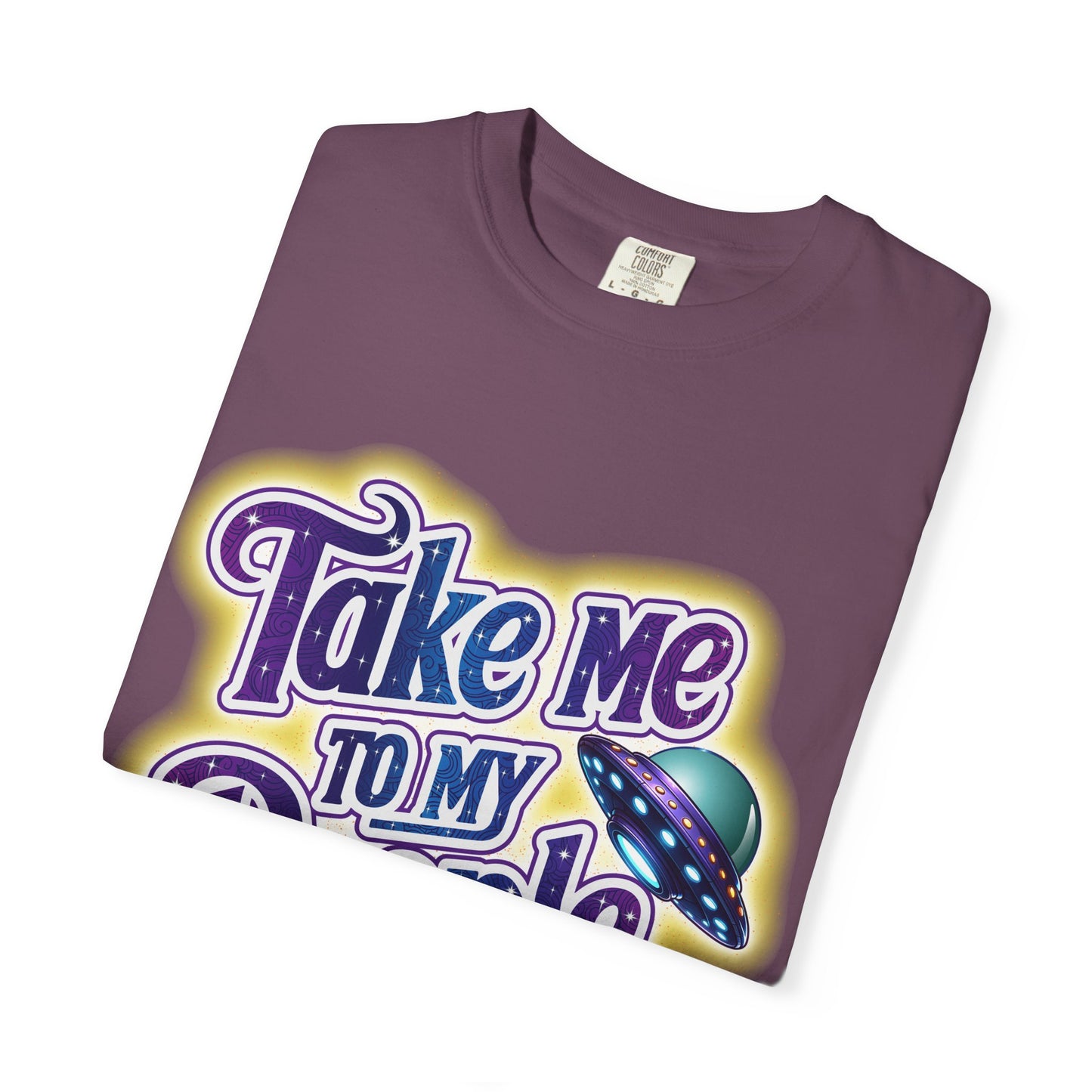 Take Me To My People Tee – Funny Retro UFO Shirt