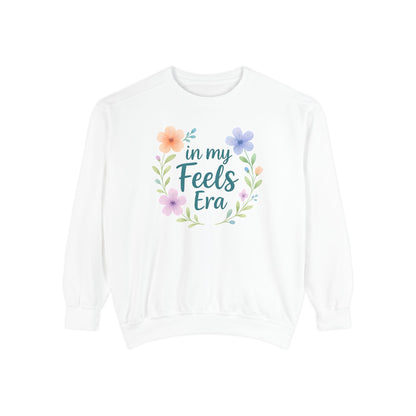 In My Feels Era Unisex Crewneck – Self-Love Empowering Comfort Colors Midweight Sweatshirt