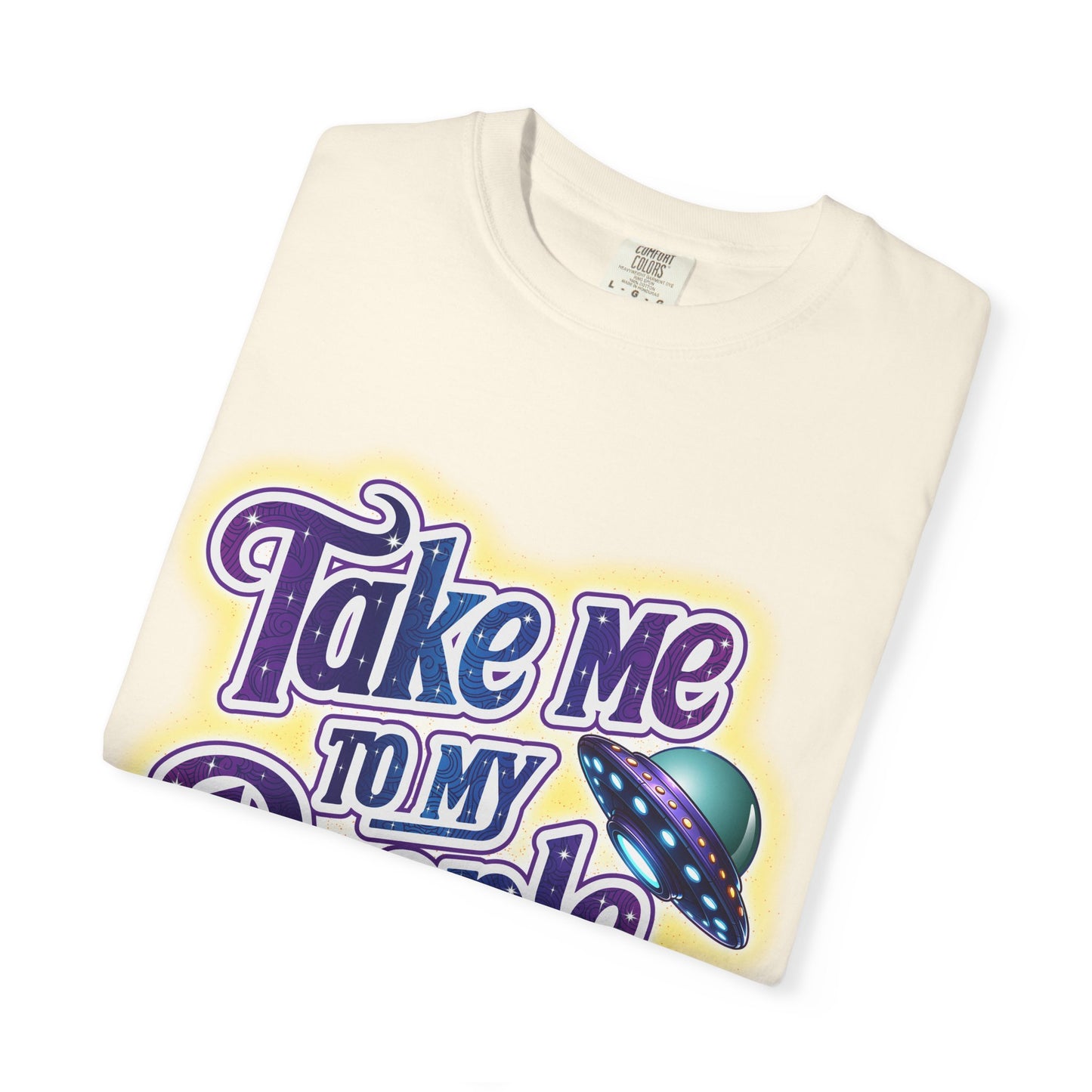 Take Me To My People Tee – Funny Retro UFO Shirt
