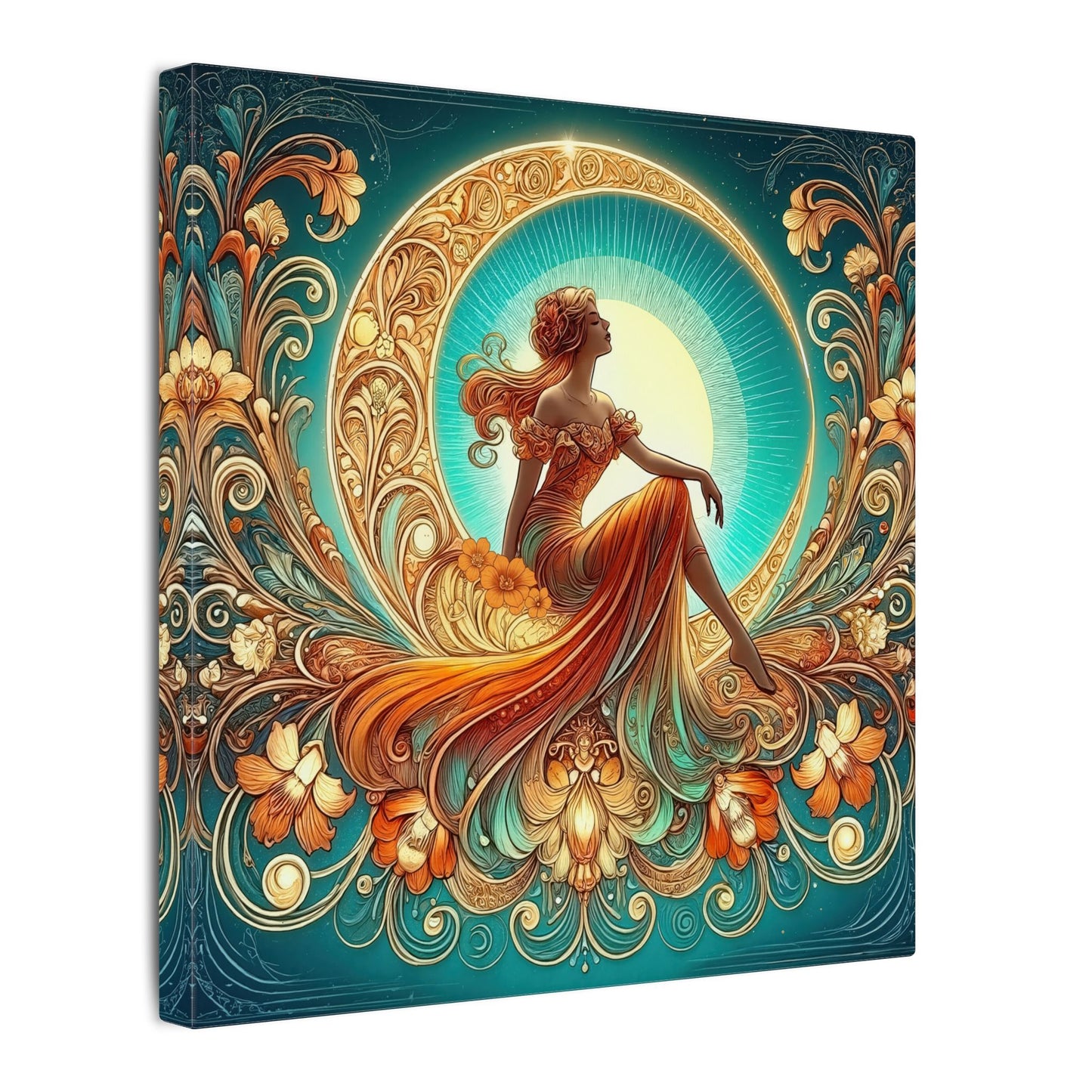 Rising Star - Glamorous Goddess Art Nouveau Wall Art