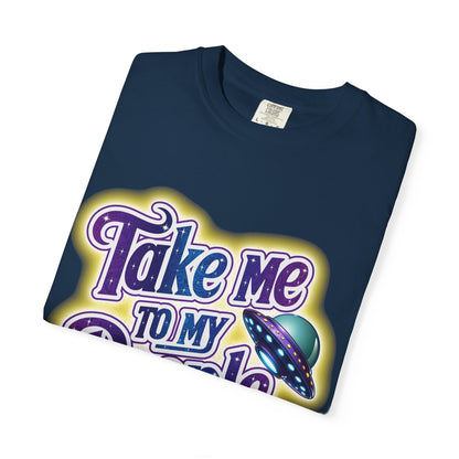 Take Me To My People Tee – Funny Retro UFO Shirt