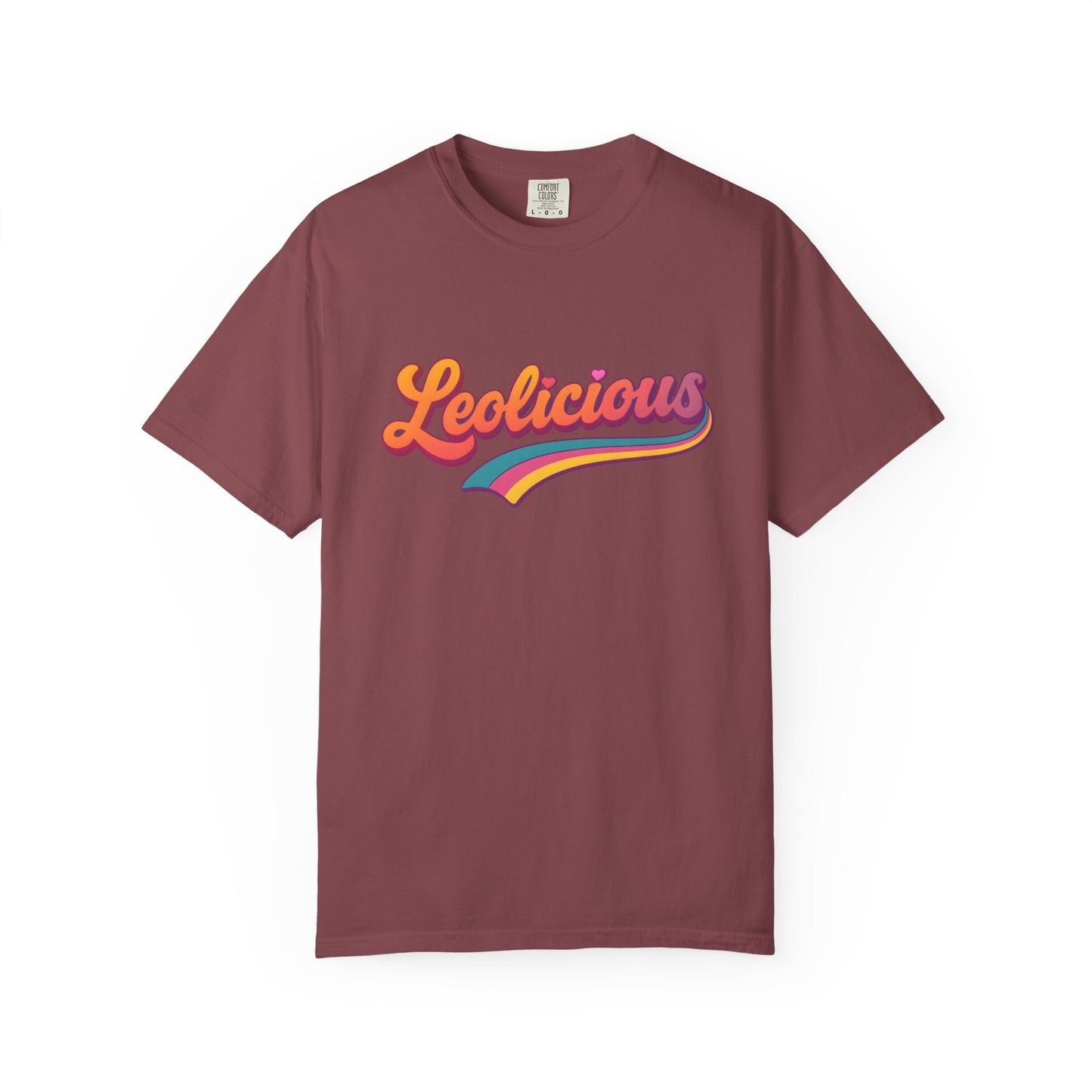 Leolicious – Retro Groovy Leo Zodiac Tee