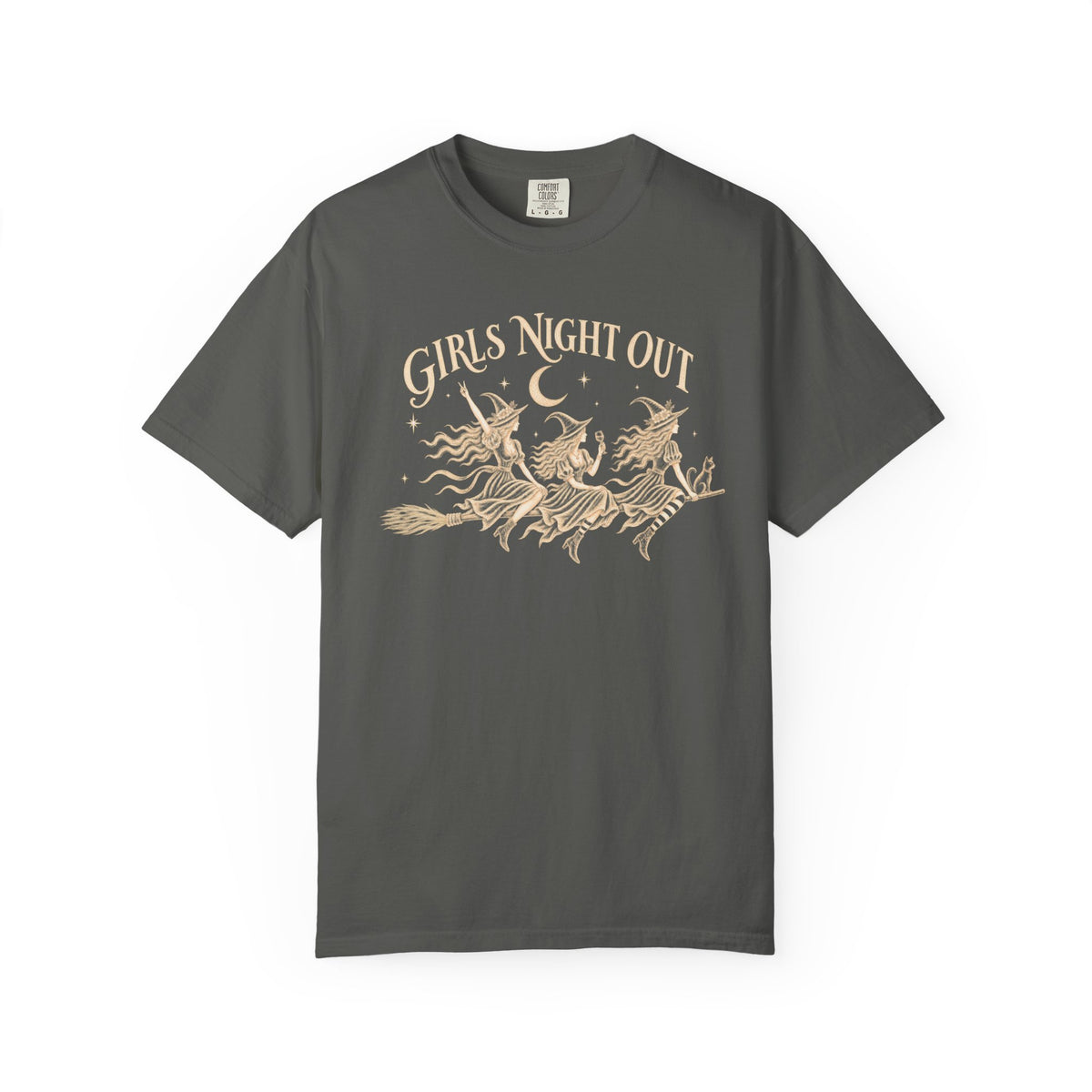 Girls Night Out Witch Vintage T-Shirt | Witchy Feminist Halloween Tee