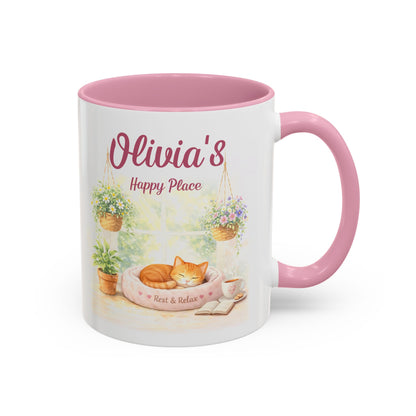 Personalized Cat Coffee Mug