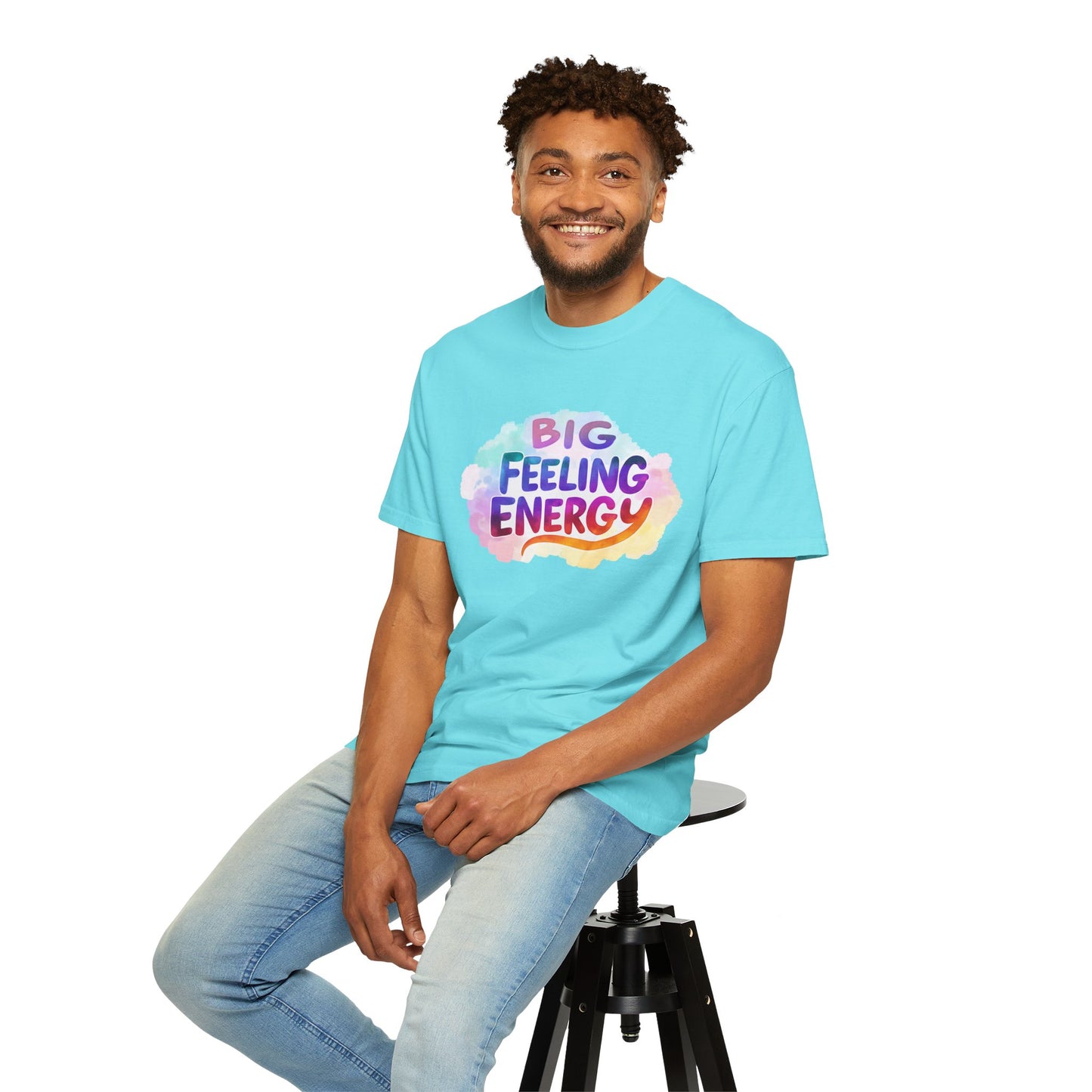Big Feeling Energy – Colorful Affirmation Tee