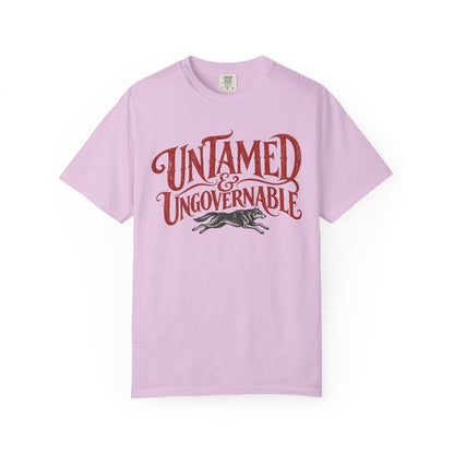Untamed Ungovernable Vintage Rustic Boho T-Shirt | Witchy Feminist Graphic Tee