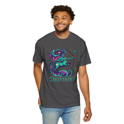 Sagittarius Retro Groovy Centaur -Colorful Zodiac Tee