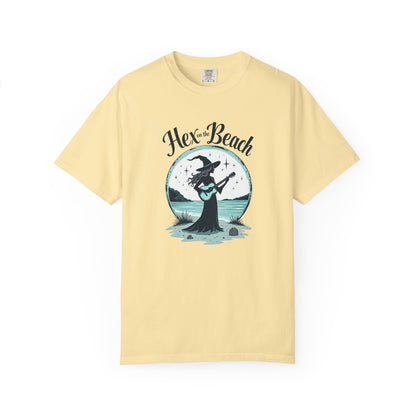 Hex on the Beach - Funny Witch Guitar Tee