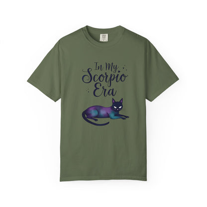 In My Scorpio Era – Mystical Black Cat Tee for the Zodiac Baddie
