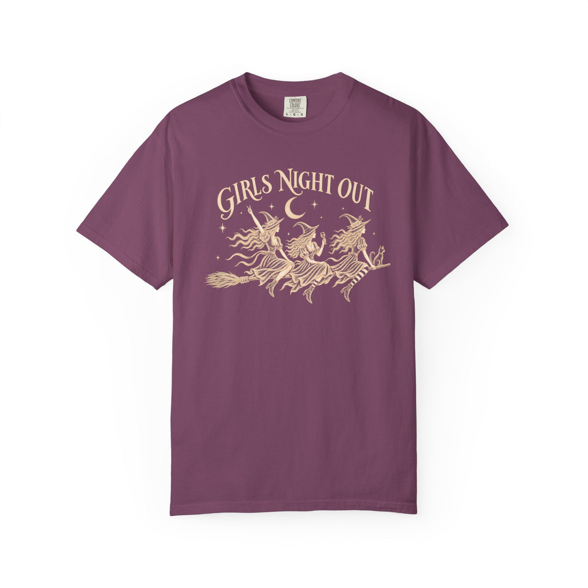 Girls Night Out Witch Vintage T-Shirt | Witchy Feminist Halloween Tee