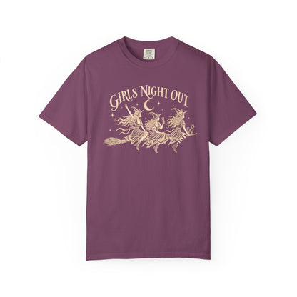 Girls Night Out Witch Vintage T-Shirt | Witchy Feminist Halloween Tee