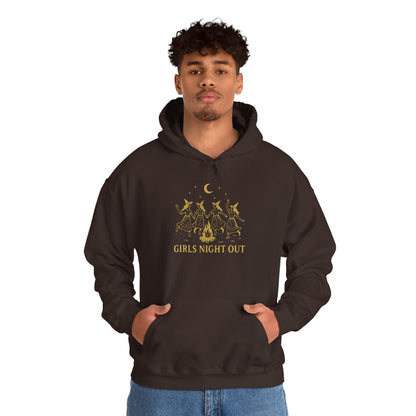 Girls Night Out – Dancing Witches Bonfire Sweatshirt | Unisex Hoodie