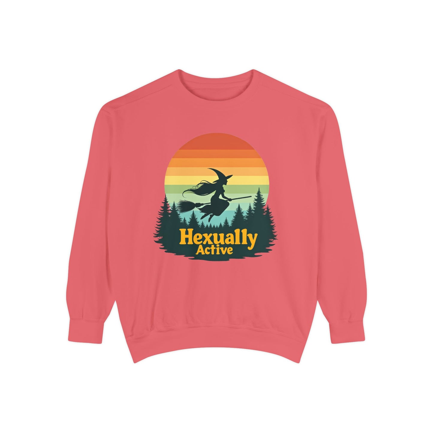 Hexually Active Unisex Crewneck – Sassy Retro Comfort Colors Midweight Sweatshirt