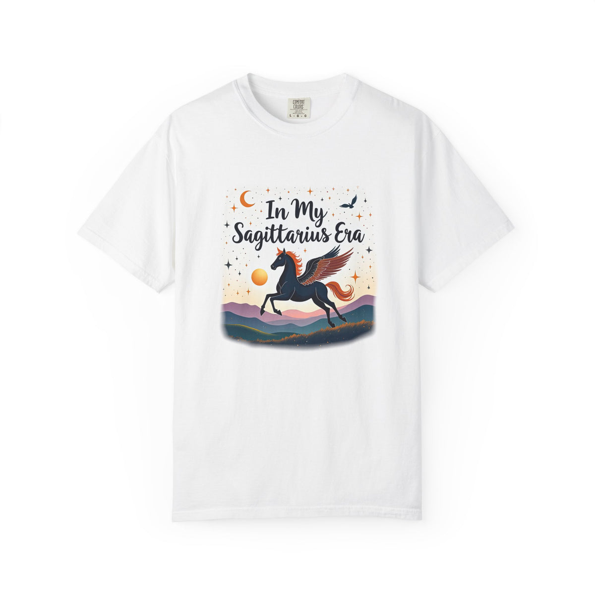 In My Sagittarius Era – Mystical Pegasus Tee - Enchanted Sky