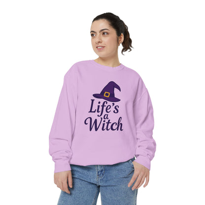Life’s a Witch Sweatshirt – Funny Witch Hat Pullover