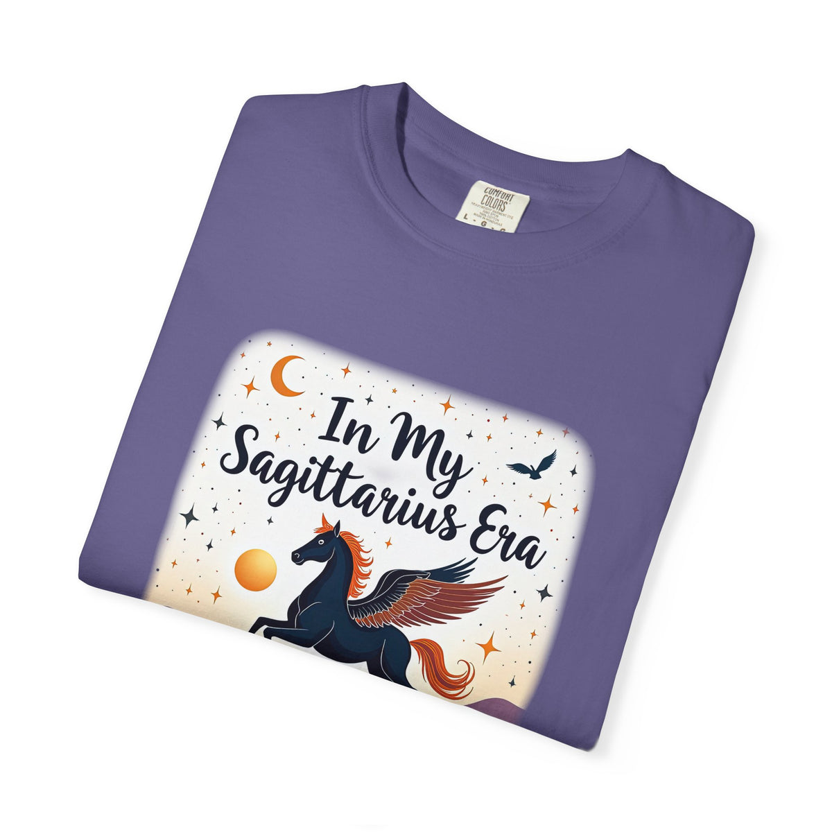 In My Sagittarius Era – Mystical Pegasus Tee - Enchanted Sky