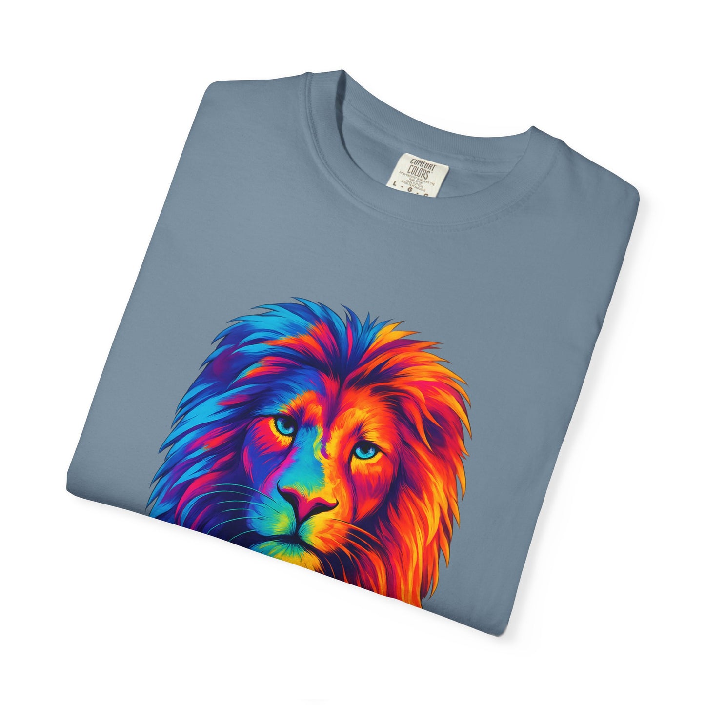 Rainbow Lion Tee – Vibrant & Fierce