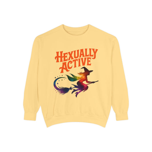 Hexually Active Sweatshirt – Retro Witch Pullover