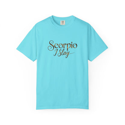 Scorpio I Slay Witchy Tee – Wicked Zodiac Shirt