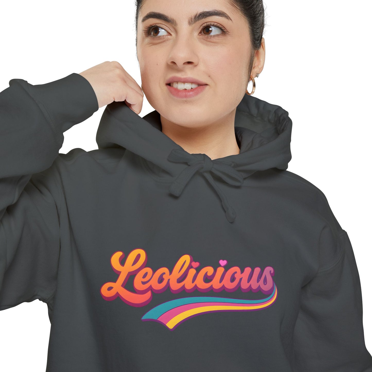 Leolicious Unisex Hoodie – Groovy Retro Comfort Colors Midweight Hoodie
