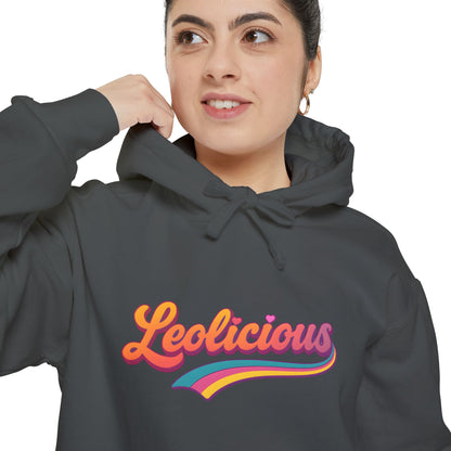 Leolicious Unisex Hoodie – Groovy Retro Comfort Colors Midweight Hoodie