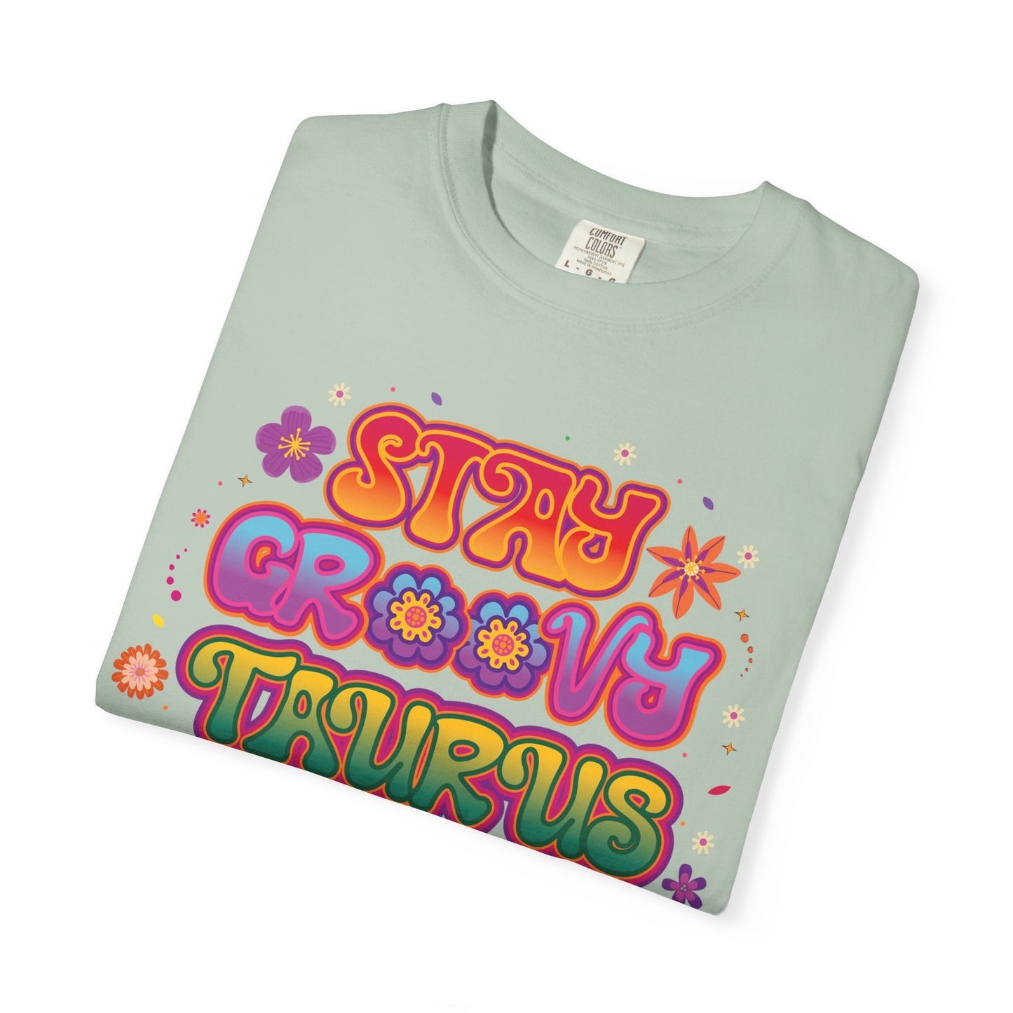 Stay Groovy Taurus  -  Vintage Retro Groovy Astrology Tee