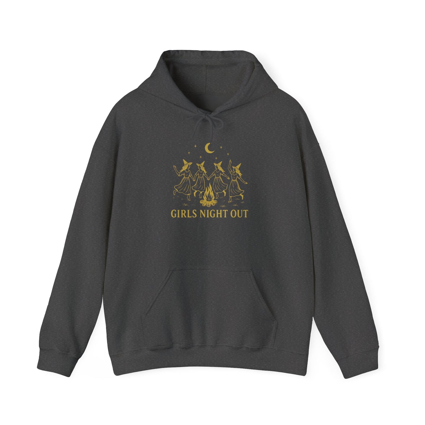 Girls Night Out – Dancing Witches Bonfire Sweatshirt | Unisex Hoodie