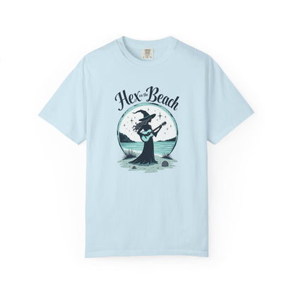 Hex on the Beach - Funny Witch Guitar Tee