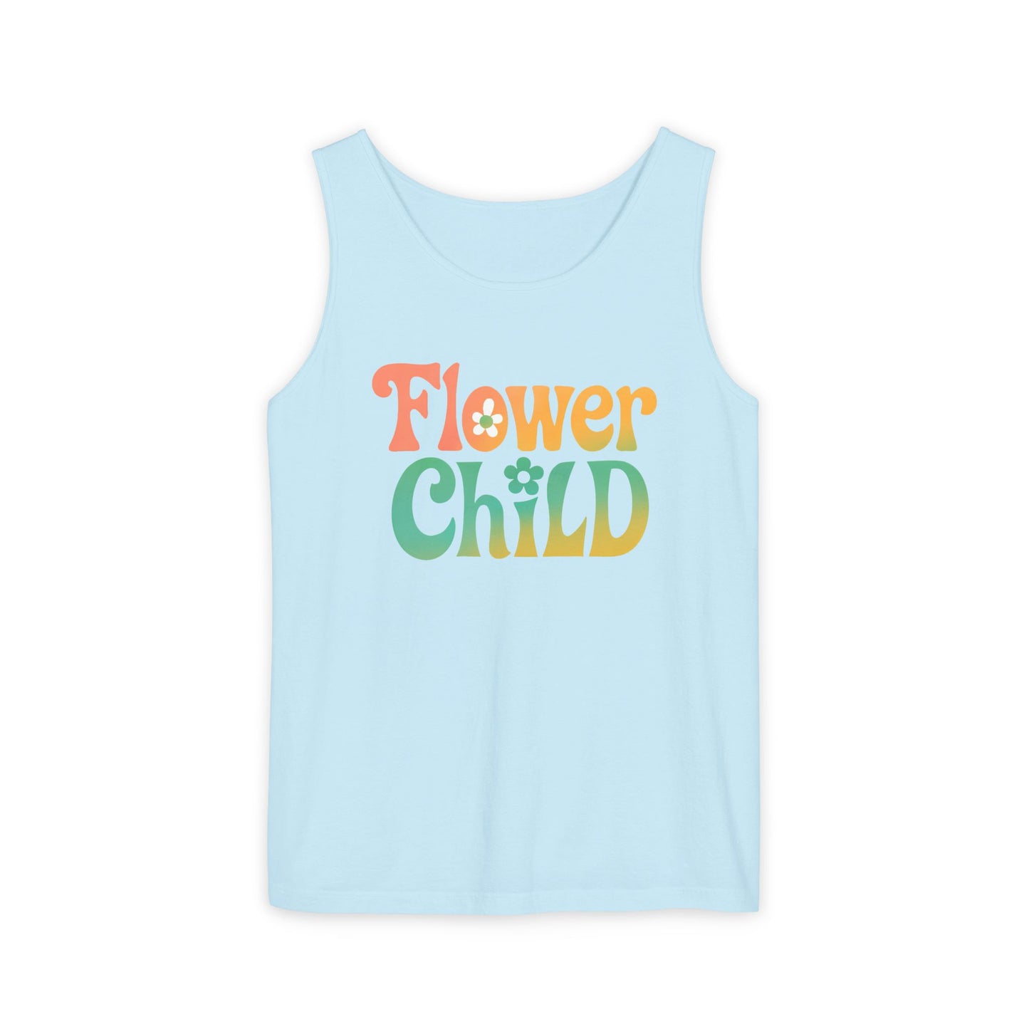 Flower Child - Boho Retro Style Sleeveless Tank (Unisex)