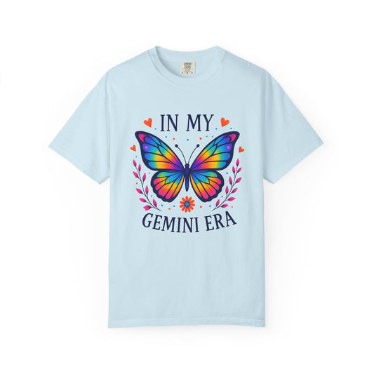 In My Gemini Era -  Rainbow Butterfly Zodiac Tee