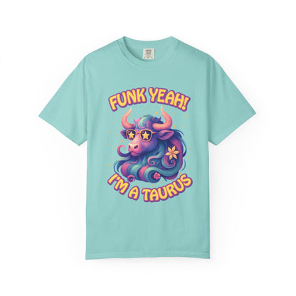 Funk Yeah I’m a Taurus Groovy Tee – Multicolor Retro Zodiac Shirt