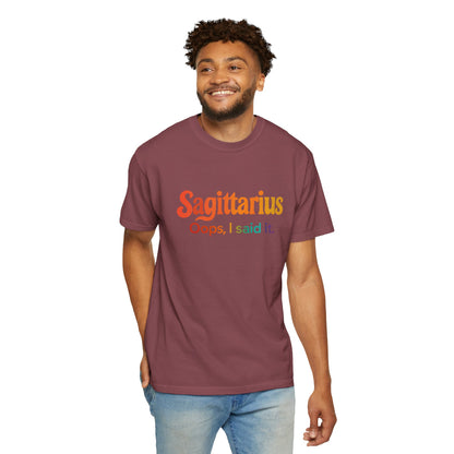 Sagittarius Oops, I Said It – Funny Fire Sign Tee