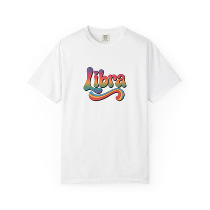 Libra – Retro Wavy Groovescape Zodiac Tee