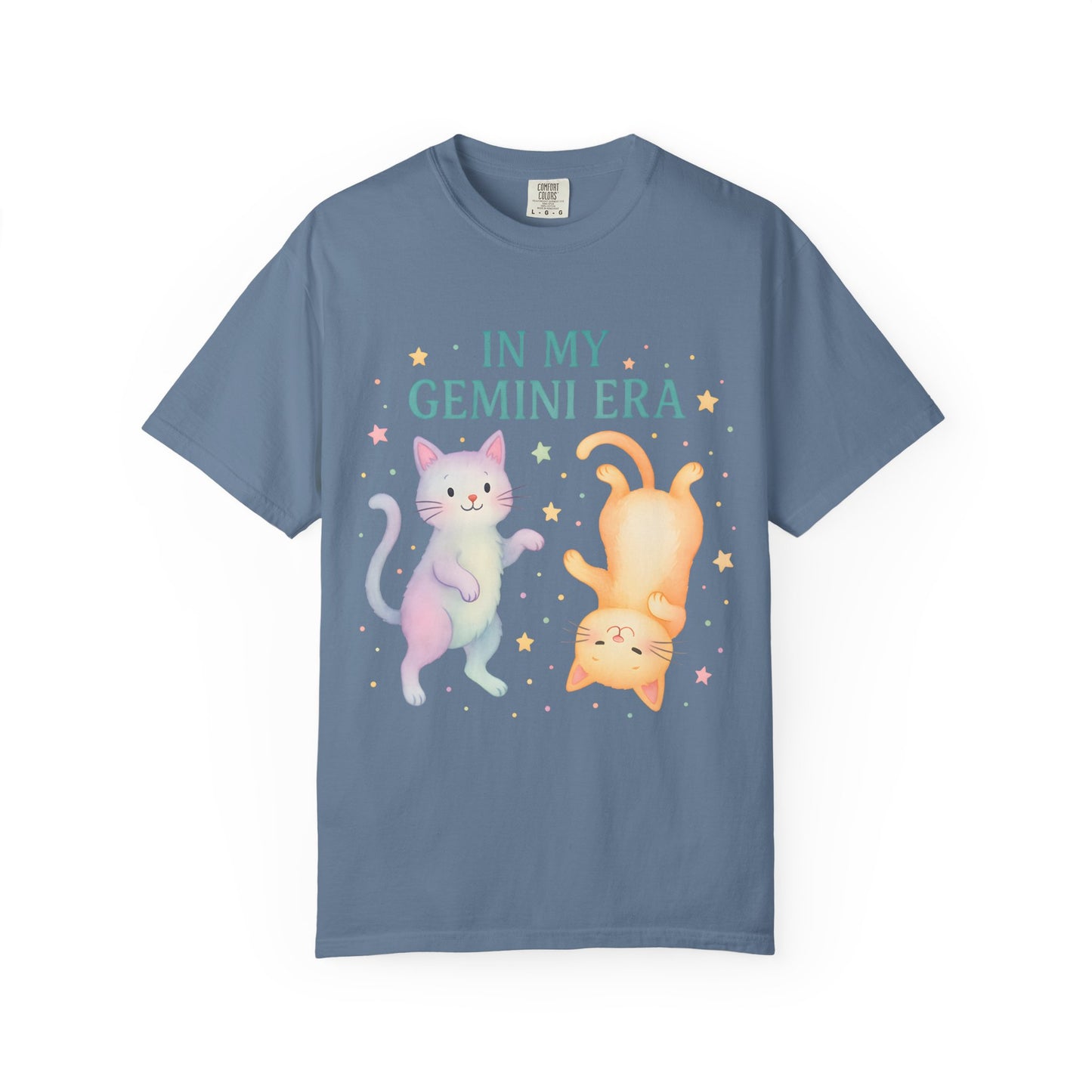 In My Gemini Era Tee – Playful Funny Cats Zodiac Shirt