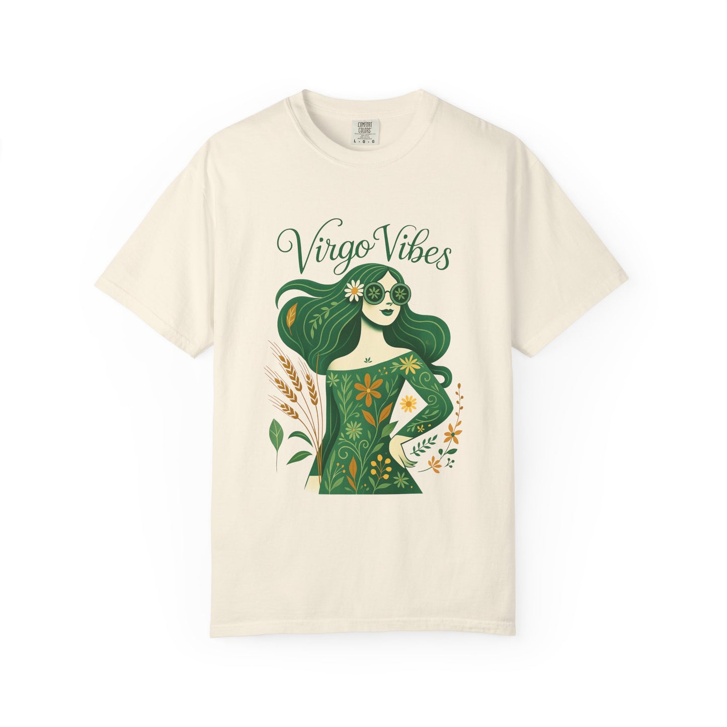 Virgo Vibes Vibrant Tee – Earthy Zodiac Shirt