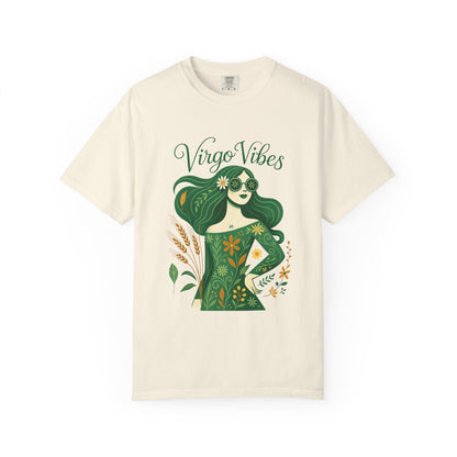 Virgo Vibes Vibrant Tee – Earthy Zodiac Shirt