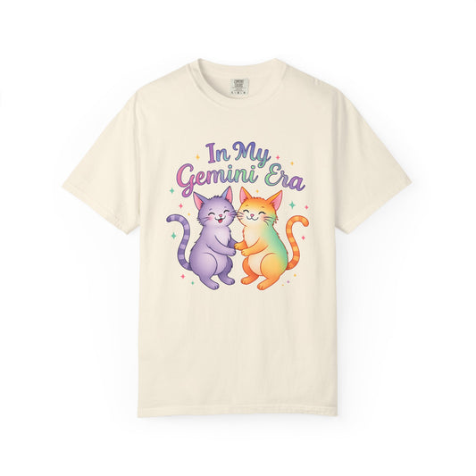 In My Gemini Era Tee – Colorful Cute Zodiac Shirt