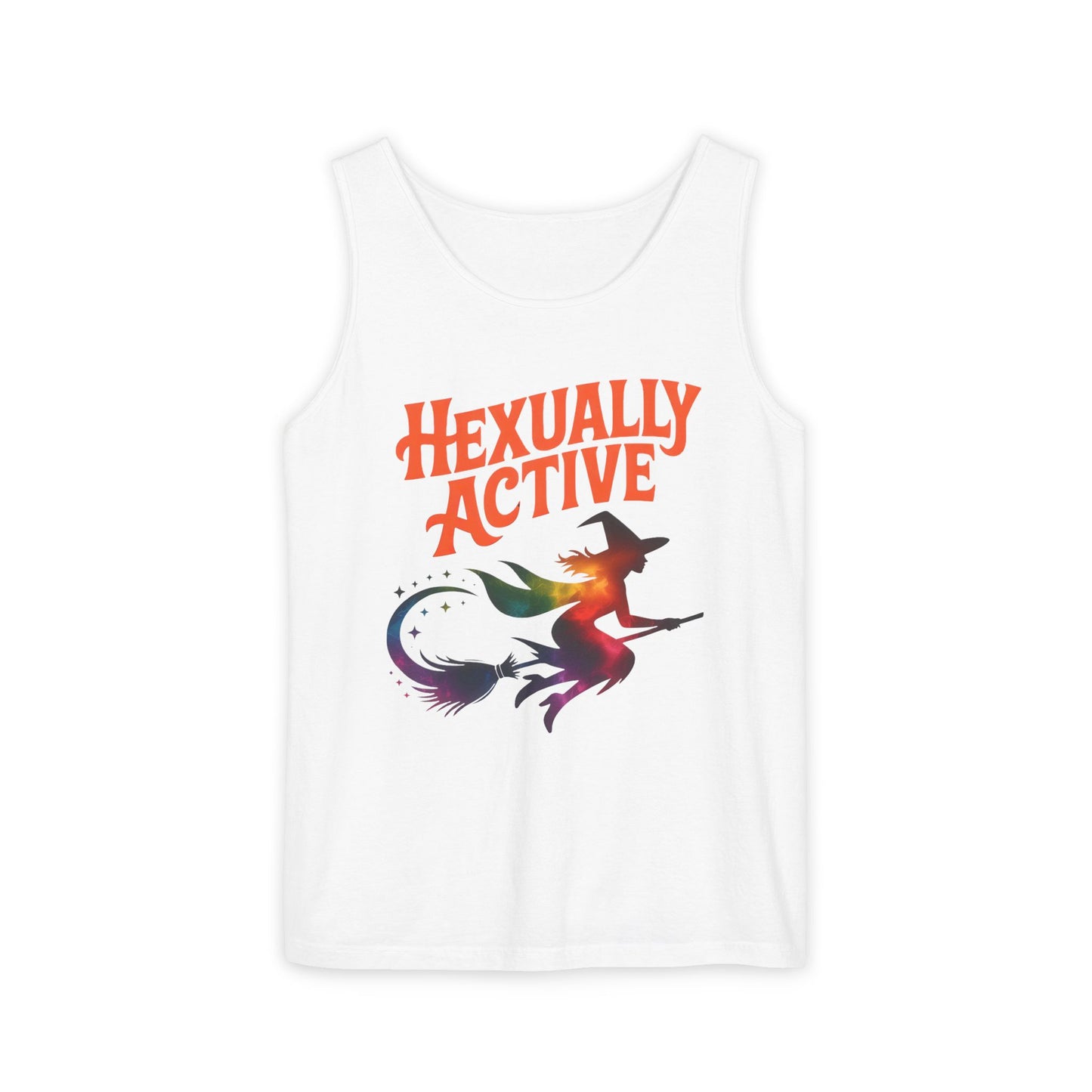 Hexually Active – Cheeky Rainbow Witch Tank