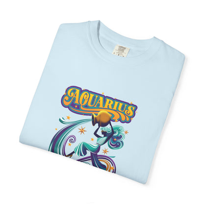 Aquarius Fueled by Stardust & Rebellion – Retro Rebel Tee