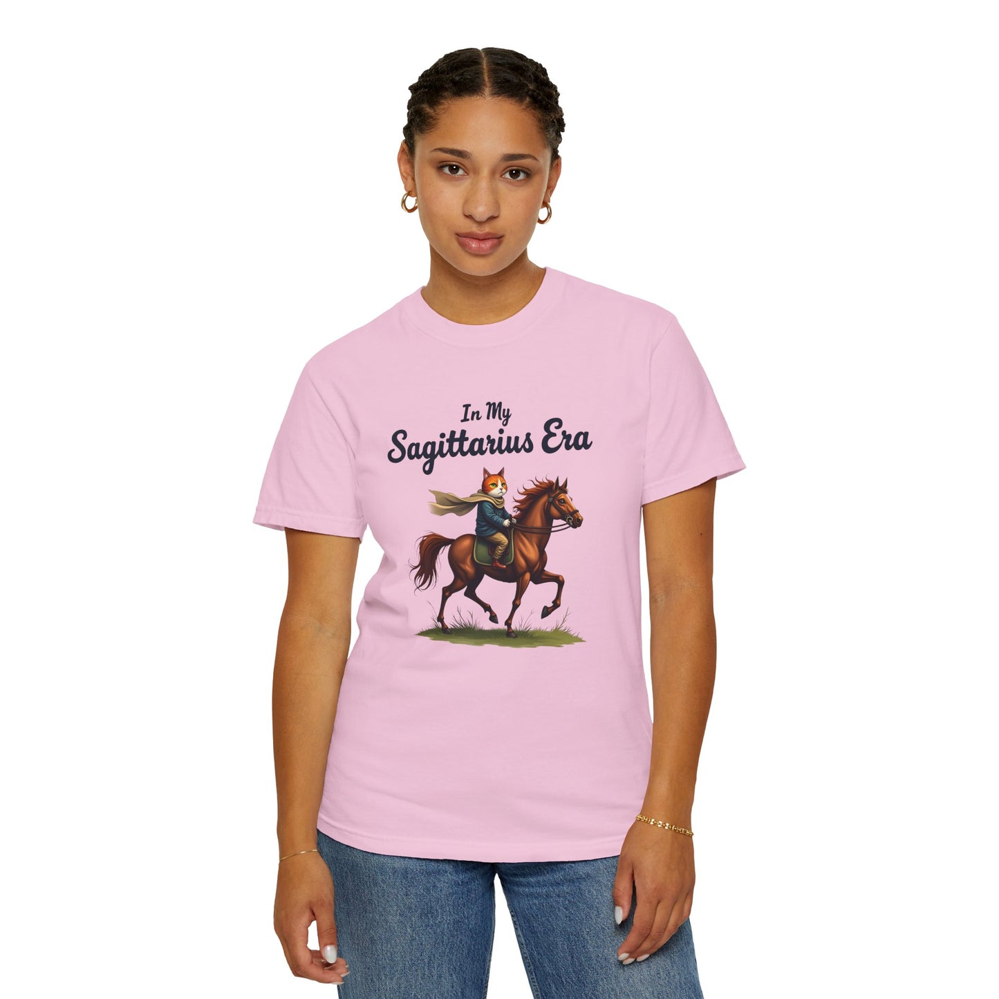 In My Sagittarius Era – Funny Free-Spirited Rider Tee