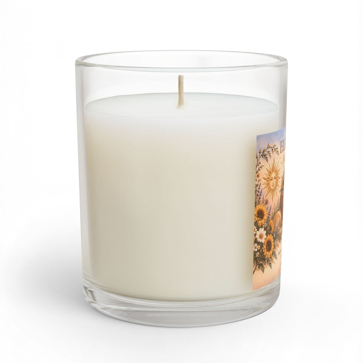 Personalized Leo Zodiac Lion Astrology Candle 11oz