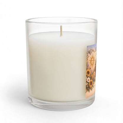 Personalized Leo Zodiac Candle | Lion Astrology Custom Gift