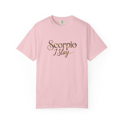 Scorpio I Slay Witchy Tee – Wicked Zodiac Shirt