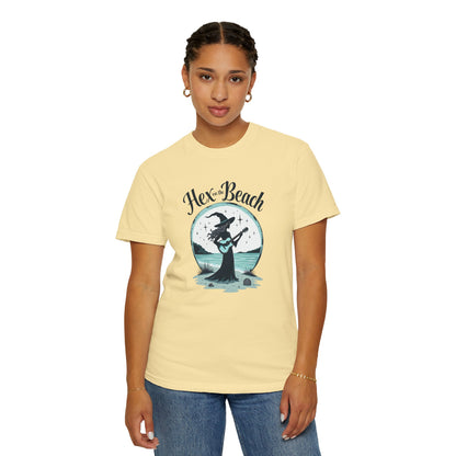 Hex on the Beach - Funny Witch Guitar Tee