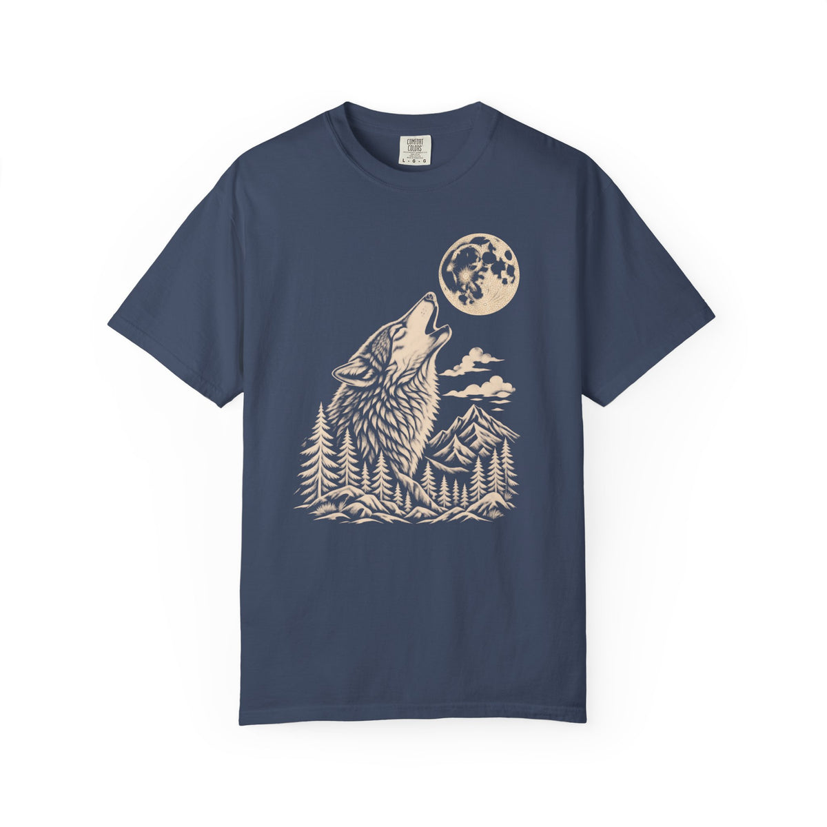 Wolf Howl T-Shirt — Moonlit Wilderness Witchy Graphic Tee