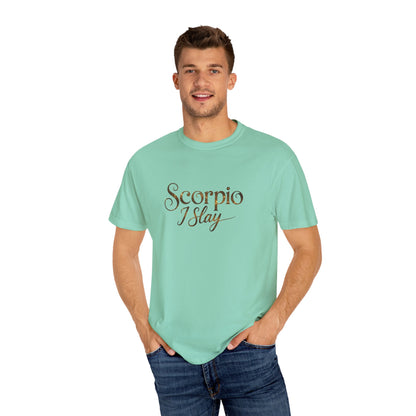 Scorpio I Slay Witchy Tee – Wicked Zodiac Shirt